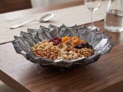 Kamelia Serveringsskål – Röktonat Glas (32 cm)