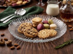 Orkidé Serveringsfat – Glas (32 cm)