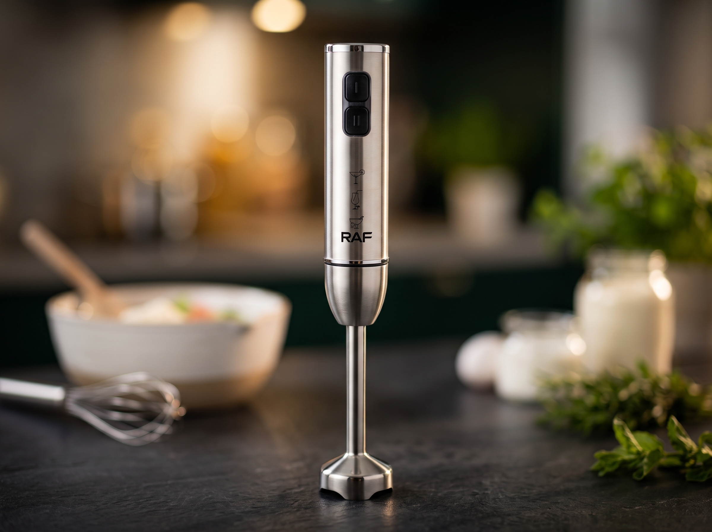 RAF Stavmixer i Rostfritt Stål (1600W Max)