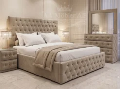 Saint-Tropez Sovrumspaket – Beige (180x200 cm)
