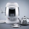 Tiffany Elektrisk Samovar & Tekokare – Vit (6L + 1L) - Image 4