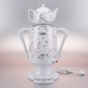 Uakeen Elektrisk Samovar & Tekokare – Vit Marmor (4L + 1L) - Image 2