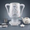 Uakeen Elektrisk Samovar & Tekokare – Vit Marmor (4L + 1L) - Image 4