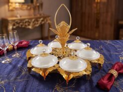 Verbena Serveringsset – Guld