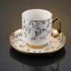 Al Sultan nr 470 Exklusivt Kaffeset - Vit / Guld (12 Delar) - Image 3