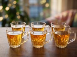 Pasabahce Safir Temuggar 250 ml – Eleganta Glasmuggar i 6-pack