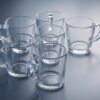 Elmas Kaffekoppar nr 200 med Öra – Klassiska Espressoglas i 6-pack - Bild 4