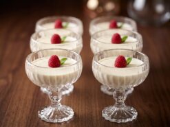 Elmas Dessertskålar på Fot 75 ml – Små Eleganta Dessertglas i 6-pack