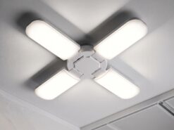 Vikbar LED-Lampa E27 (41 cm) – Kraftfull och Ställbar Takbelysning