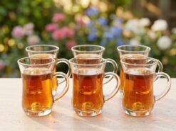 Glass4U Teglas nr 70 med Öra – Eleganta Teglas i 6-pack