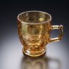 Huai Bo nr 733 Glaskoppar i Bärnsten (6-pack) – Eleganta Kaffe- och Tekoppar - Bild 3