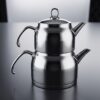 Papatyam Dubbel Tekanna i Rostfritt Stål (2,9/1,45L) - Bild 3