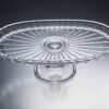 Pasabahce Serveringsfat på Fot 28x17 cm – Elegant Tårt- och Kakfat i Glas - Image 3