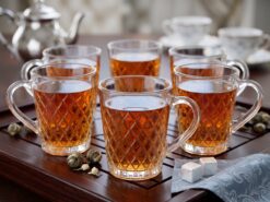 Pasabahce Ruby Temuggar 265 ml – Eleganta Glasmuggar i 6-pack
