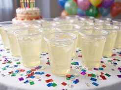 Engångsglas i Plast 180 ml – Praktiska Plastmuggar i 100-pack