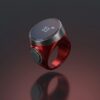 Zikr Digital Ring med Räknare - Röd - Image 2