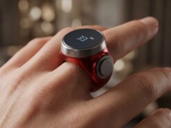 Zikr Digital Ring med Räknare - Röd