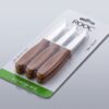 Rooc Knivset 6-pack (Brun) – Ergonomiska Skalknivar i Rostfritt Stål - Bild 3