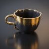 Torino nr 4 Exklusivt Kaffeset - Mörkgrå / Guld (12 Delar) - Image 4