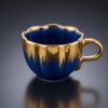 Torino nr 3 Exklusivt Kaffeset - Blå / Guld (12 Delar) - Image 4
