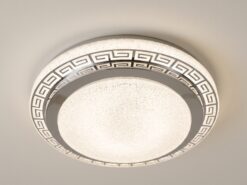 Valdemar LED Taklampa 30W - Silver / Grekisk Bård (26 cm)
