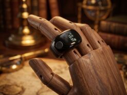 Zikr Digital Ring med Räknare och Klocka - Grå