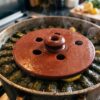 Traditionell Dolmapress i Lera (Ø 24 cm) – Keramisk Tyngd för Kåldolmar & Vinbladsdolmar
