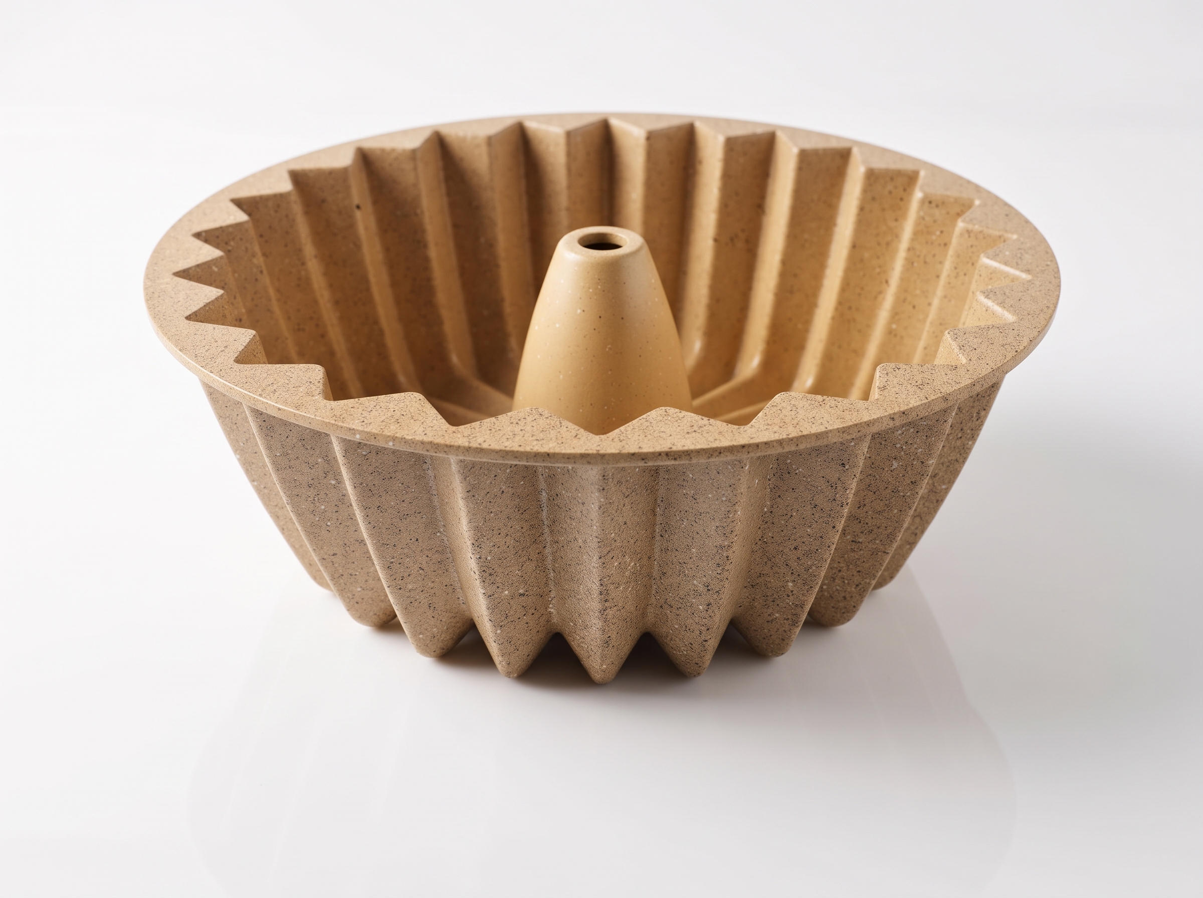 Jio Original Sockerkaksform i Granitbeläggning (Ø24 cm) – Exklusiv Bakform i Sandbeige - Bild 3