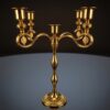 Elegant Klassisk Kandelaber i Guldfinish (39 cm) – Femarmad Ljusstake - Bild 2