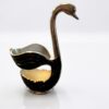Luxe Ornament Svan-hållare med Dessertskedar (7 Delar) – Svart & Silver - Bild 3