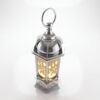 Exklusiv LED-Lykta för Ramadan i Silver med Musik & Gravyr (30 cm) – USB & Batteridriven Bordslykta - Bild 3