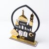 Ramadan & Eid Nedräkningskalender i Trä & Spegelguld – Bordskalender i Svart & Guld - Bild 2