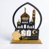Ramadan & Eid Nedräkningskalender i Trä & Spegelguld – Bordskalender i Svart & Guld - Bild 3