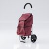 Shoppingvagn & Rullvagn i Vinröd Design – Modern Vagn på Hjul - Bild 2