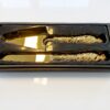 Salvia Tårtbestick i Guld (2 Delar) – Lyxigt Tårtset med Tårtspade & Tårtkniv - Bild 3