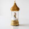 Ramadan Snölykta med LED-belysning & Fläkt (38 cm) – Magisk Snöglob i Guld med Figur - Bild 3