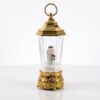 Ramadan Snölykta i Guld med Musik, LED-belysning & Snöeffekt (38 cm) – USB & Batteridriven Bordslykta - Bild 2