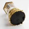 Ramadan Snölykta i Guld med Musik, LED-belysning & Snöeffekt (38 cm) – USB & Batteridriven Bordslykta - Bild 4