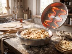 Elektrisk Tandoor & Brödugn (50 cm) – Effektiv Tandoorugn för Naan, Tunnbröd & Pizza